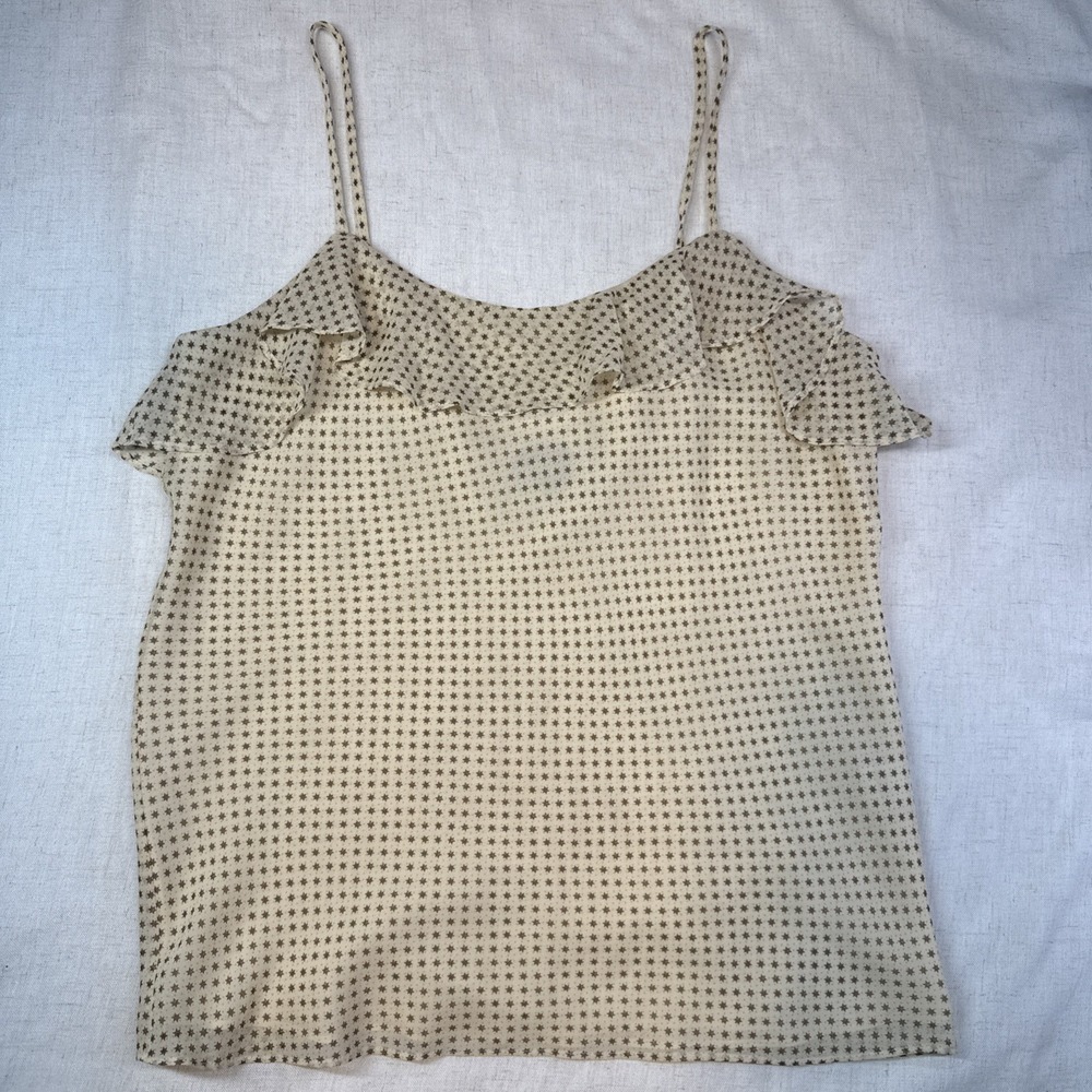 Vintage Y2K Fairy Star Top James Coviello for Spiegel‎ Silk Size 12 Spagetti